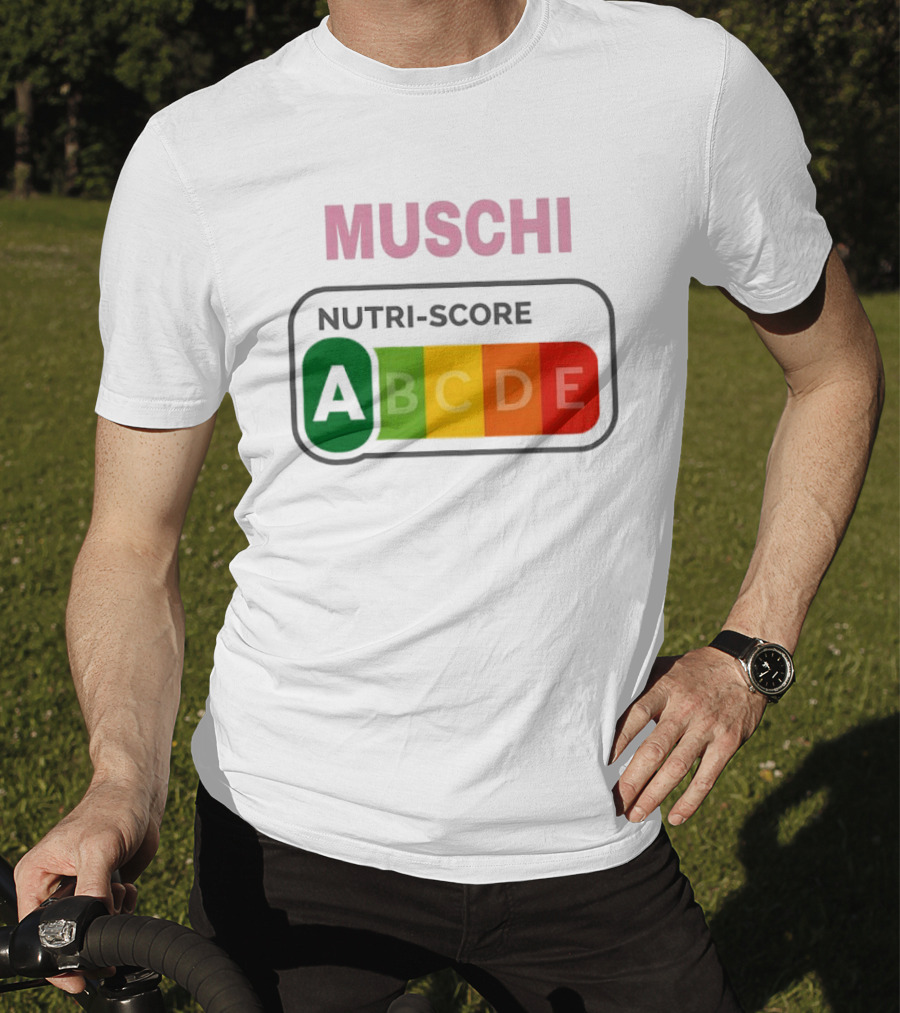 MUSCHI Nutri Score ABCDE European Food Nutrition Rating System T-Shirt