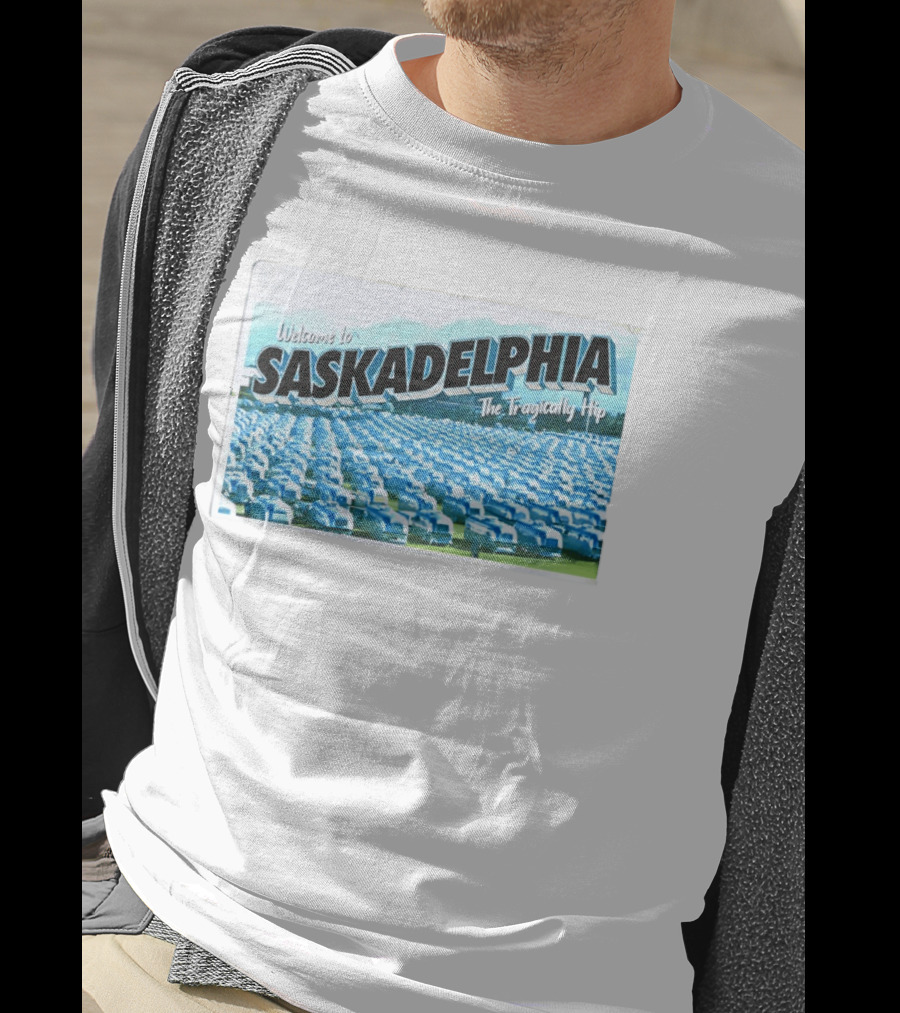 Welcome To Saskadelphia The Tragically Hip Iconic Music Tour T-Shirt