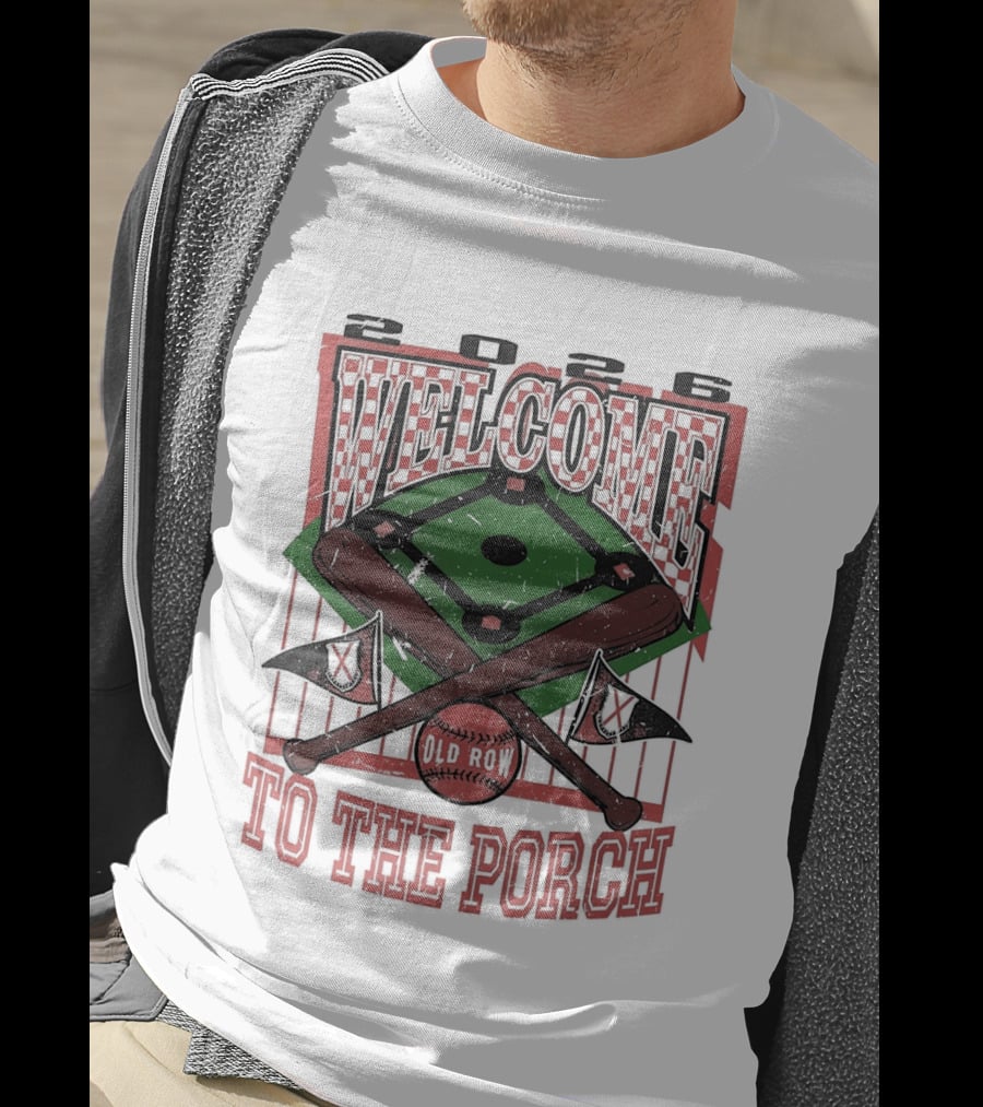 Welcome To The Porch Tennessee Volunteer Baseball 2026 Stadium Experience T-Shirt