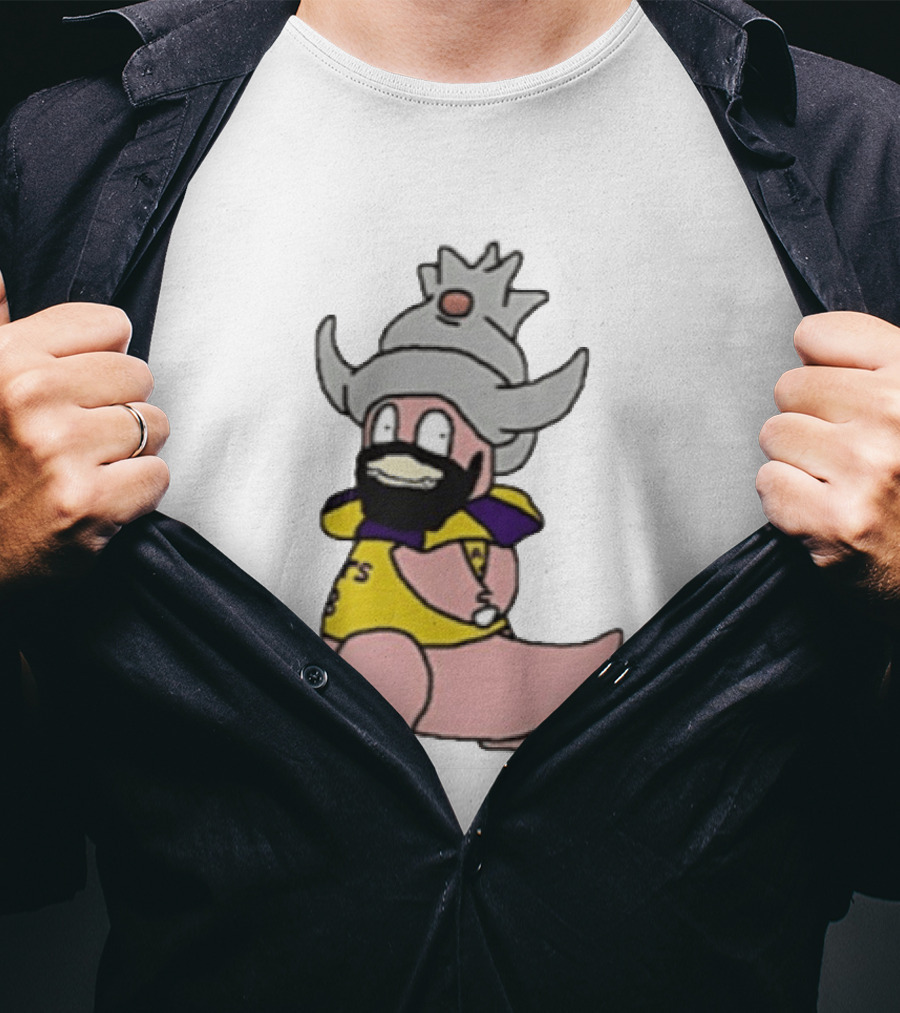 Slowking James LeBron James Los Angeles Lakers Crossover Basketball Pokémon Fusion T-Shirt