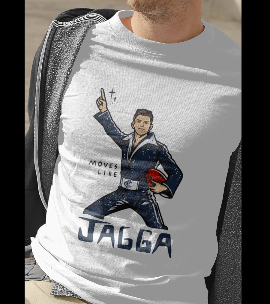 Jagga Moves Like Elvis Presley Carlton Football T-Shirt
