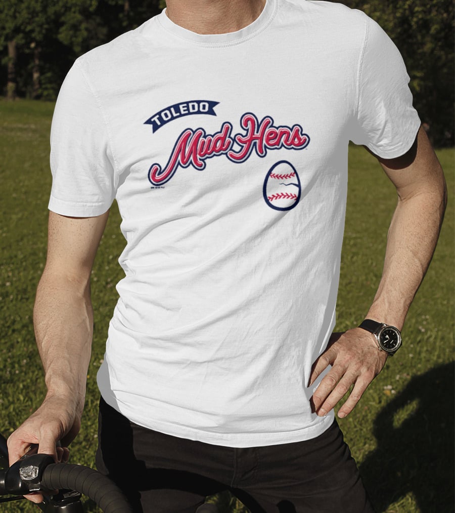 Toledo Mud Hens Baseball Egg Shape Team T-Shirt