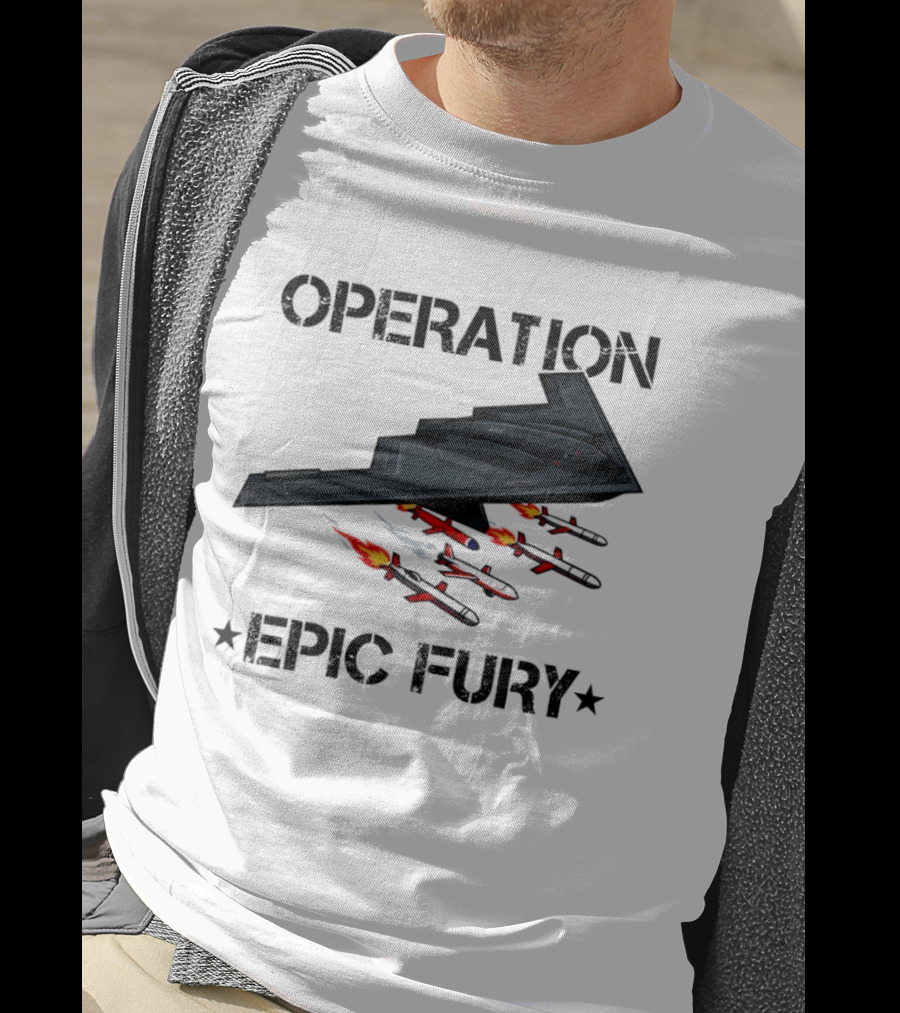 Northrop Grumman B 2 Spirit Operation Epic Fury America Airplane Aircraft T-Shirt