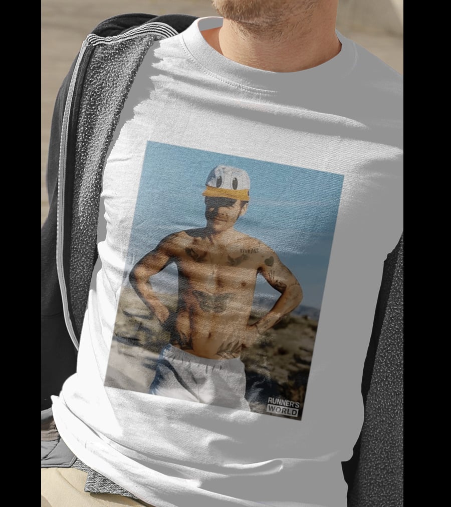 Harry Donald Duck Cap Runner's World Desert Tattoos T-Shirt