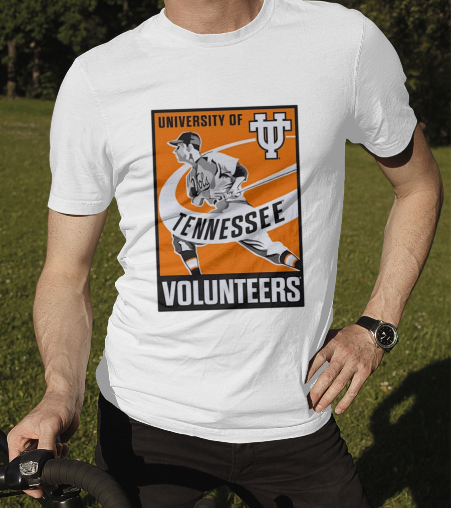 University Of Tennessee Volunteers Baseball Batter Icon UT T-Shirt