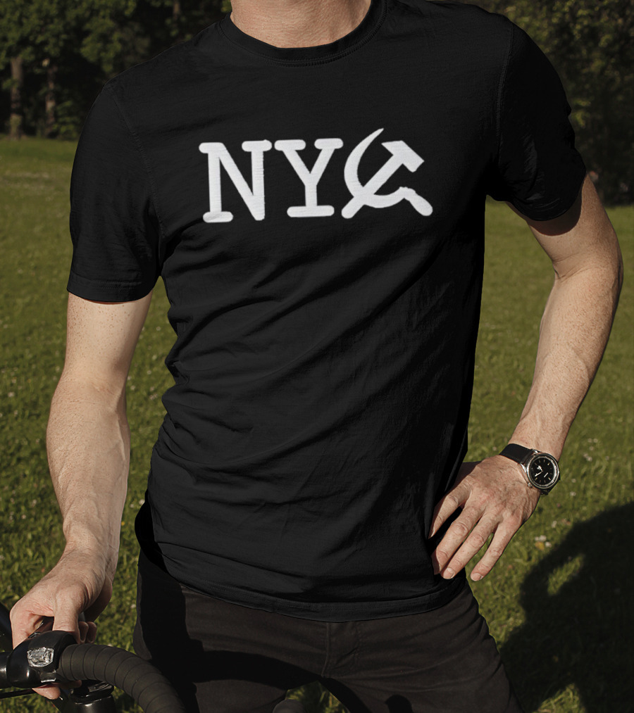 NYC Hammer And Sickle Symbol Fusion T-Shirt