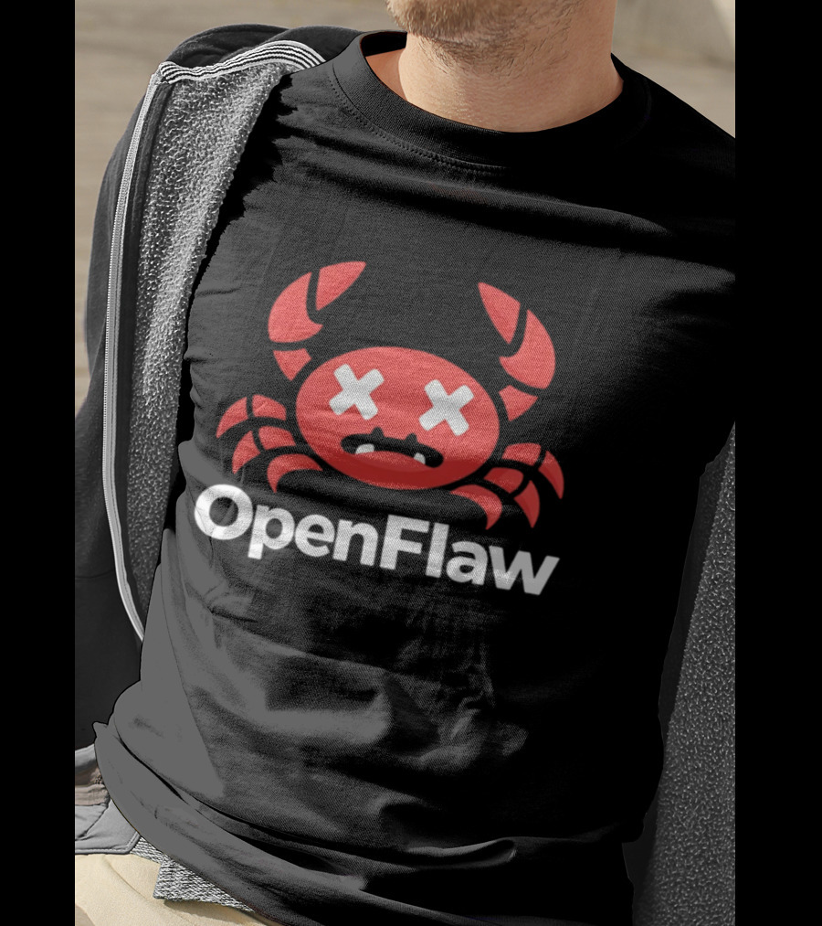 OpenFlaw Crab Icon With Cartoon Style And Fun Expression T-Shirt