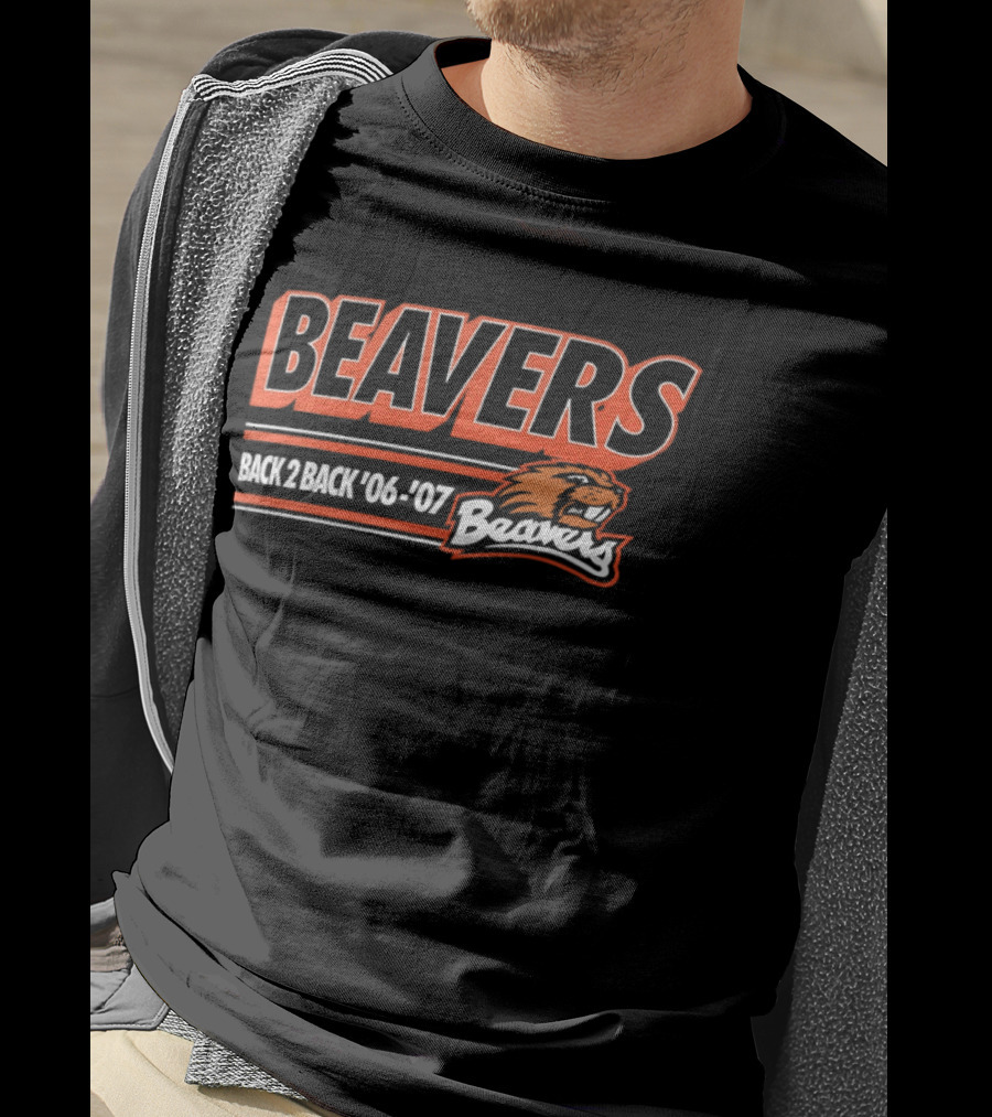 BEAVERS Back 2 Back '06 '07 T-Shirt