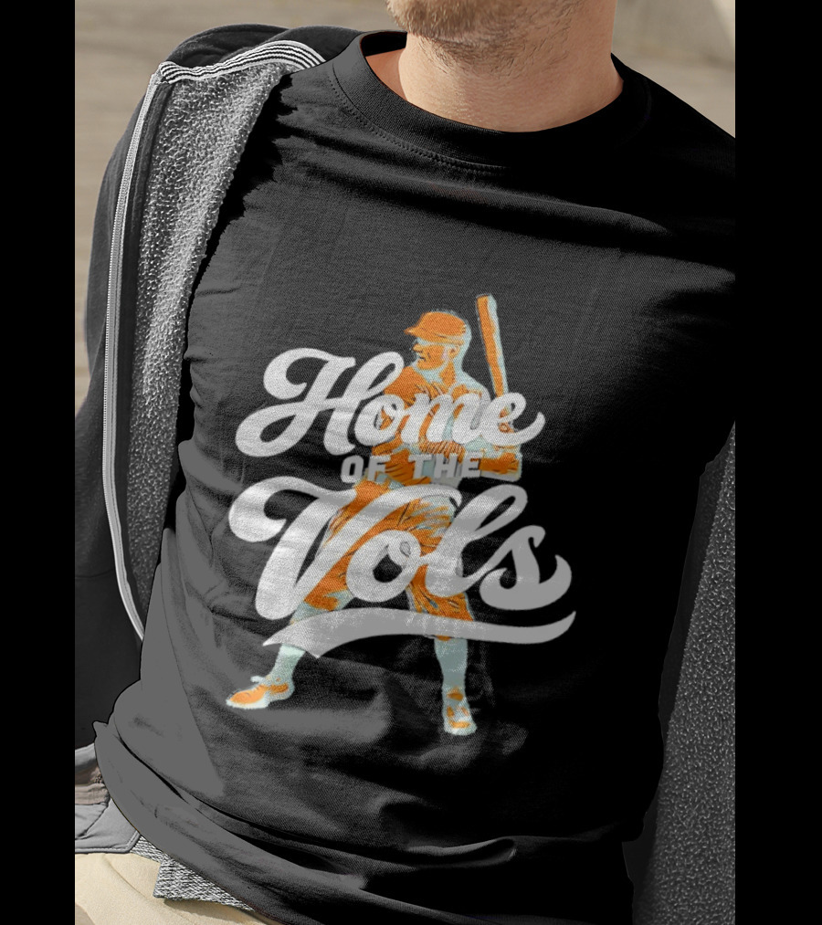 Home Of The Vols Baseball Player T-Shirt