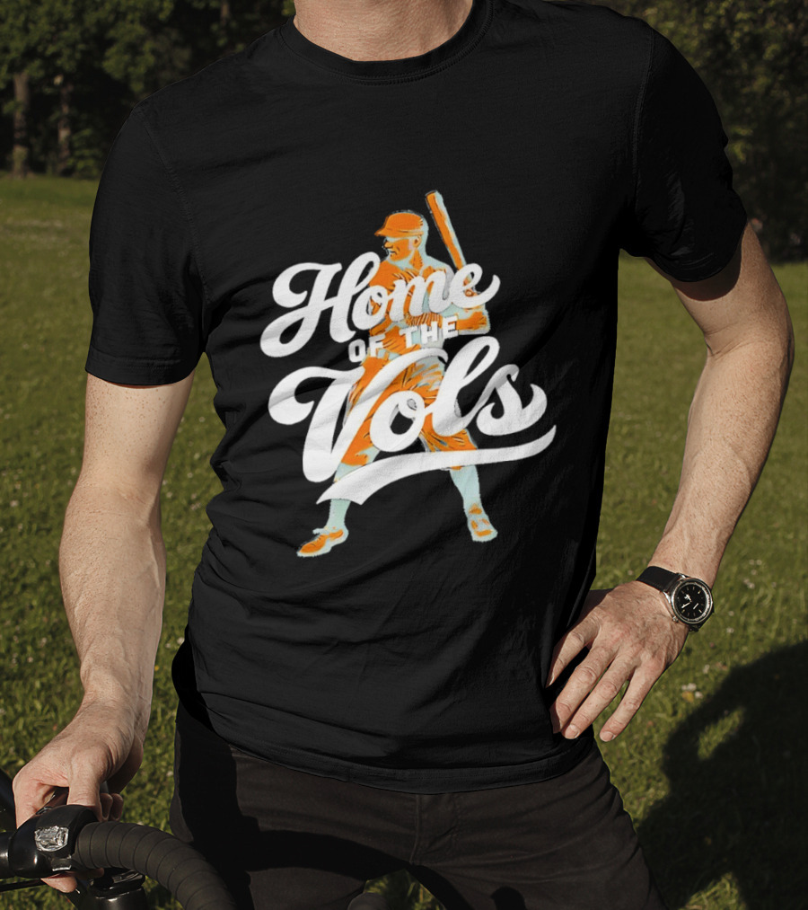 Home Of The Vols Baseball Player T-Shirt