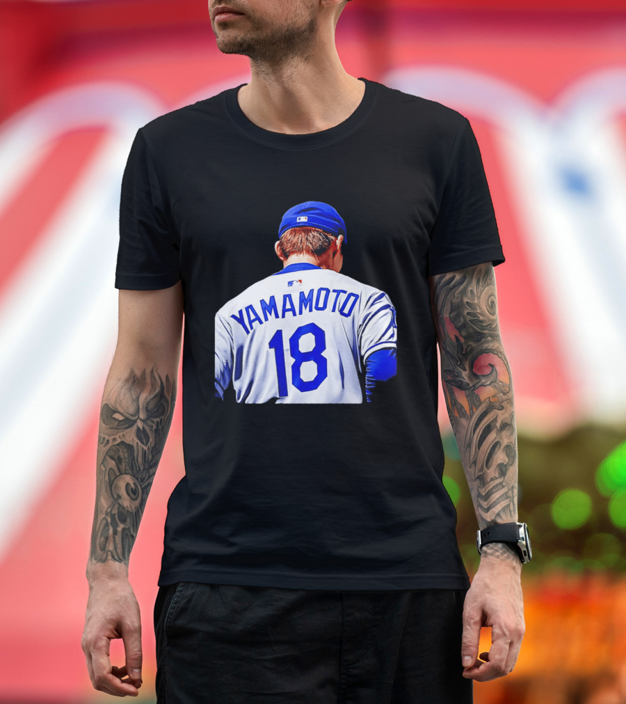 Yamamoto 18 Los Angeles Dodgers Baseball Jersey T-Shirt