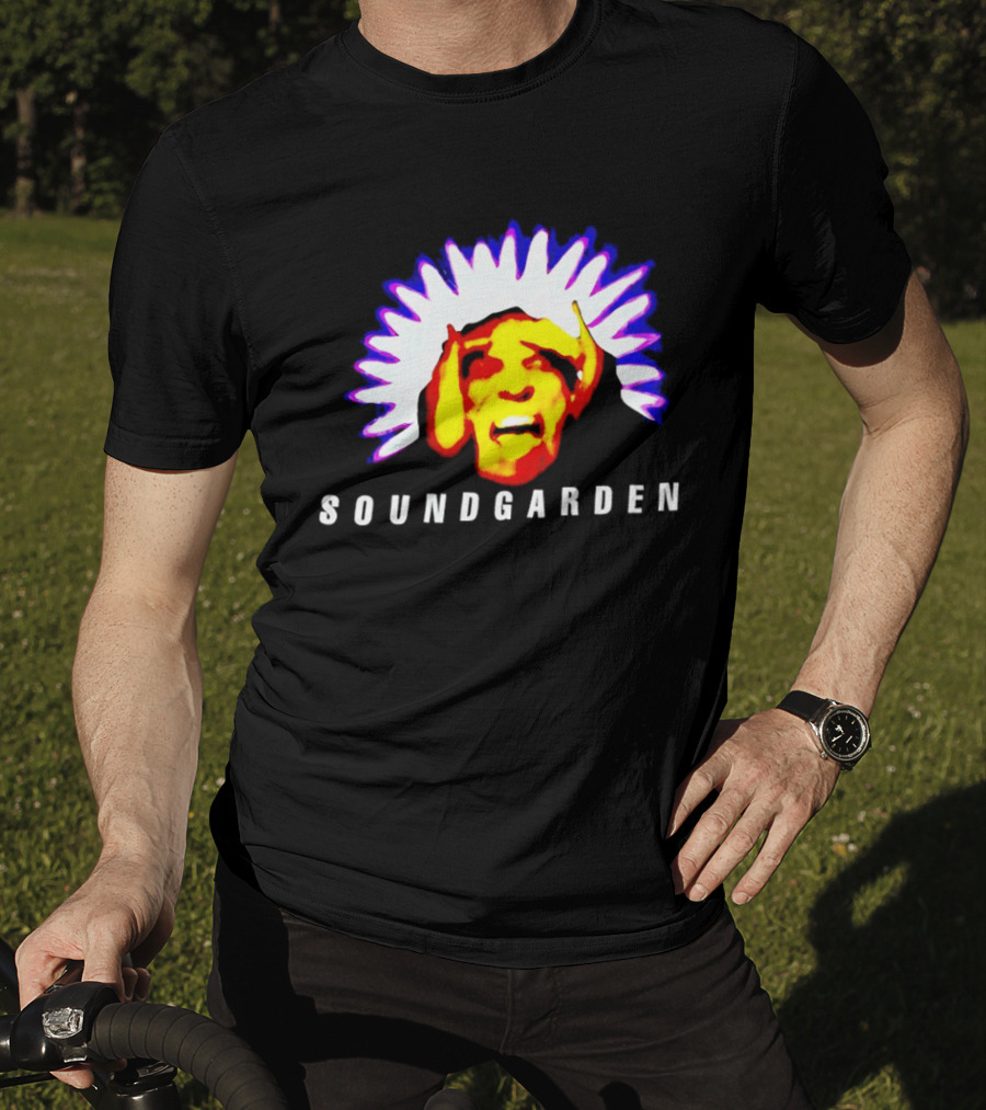 Soundgarden Black Hole Sun Surreal Face Psychedelic T-Shirt