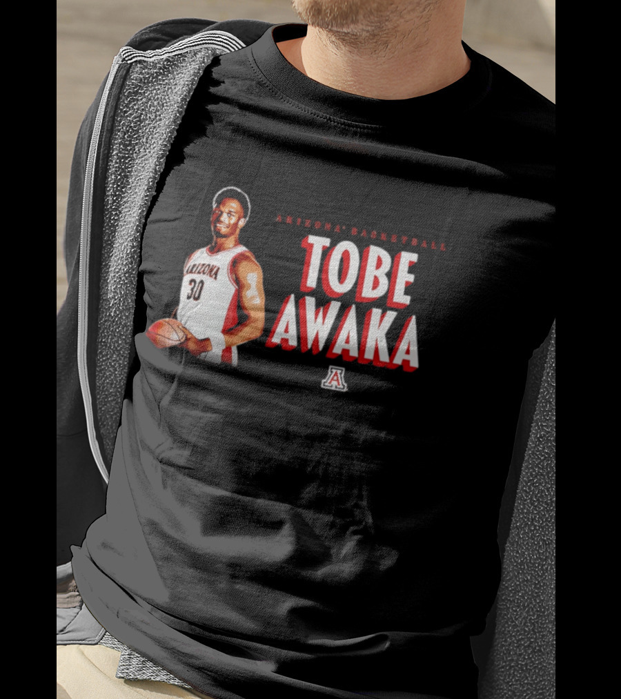 Arizona Basketball Tobe Awaka Wildcats Player 30 T-Shirt