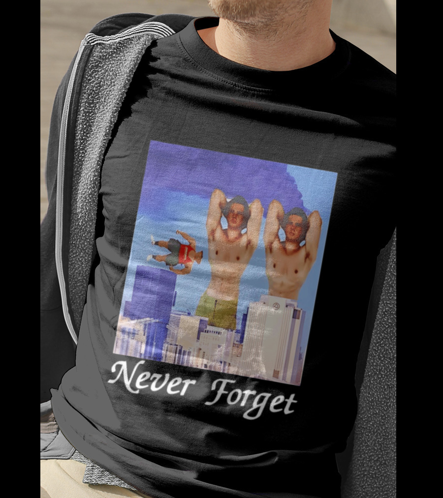Never Forget When Clav Got Mogged By ASU Frat Leader Giants In Cityscape T-Shirt
