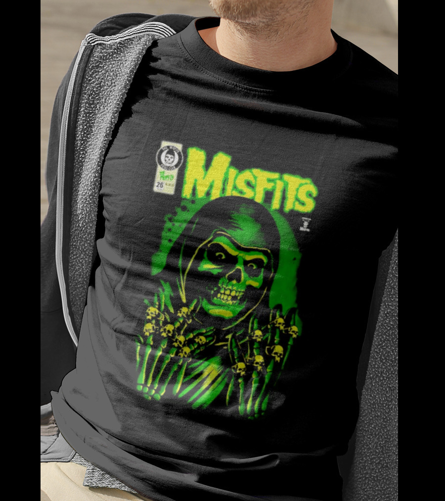 Misfits Crimson Ghost Reaper Emerald Hell Yesterdays WonderCon Anaheim 2026 Exclusives T-Shirt