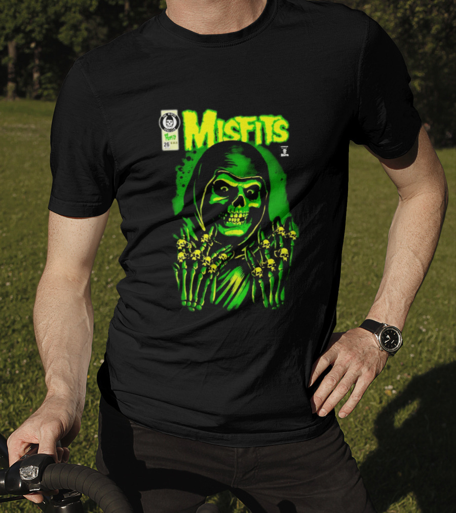 Misfits Crimson Ghost Reaper Emerald Hell Yesterdays WonderCon Anaheim 2026 Exclusives T-Shirt
