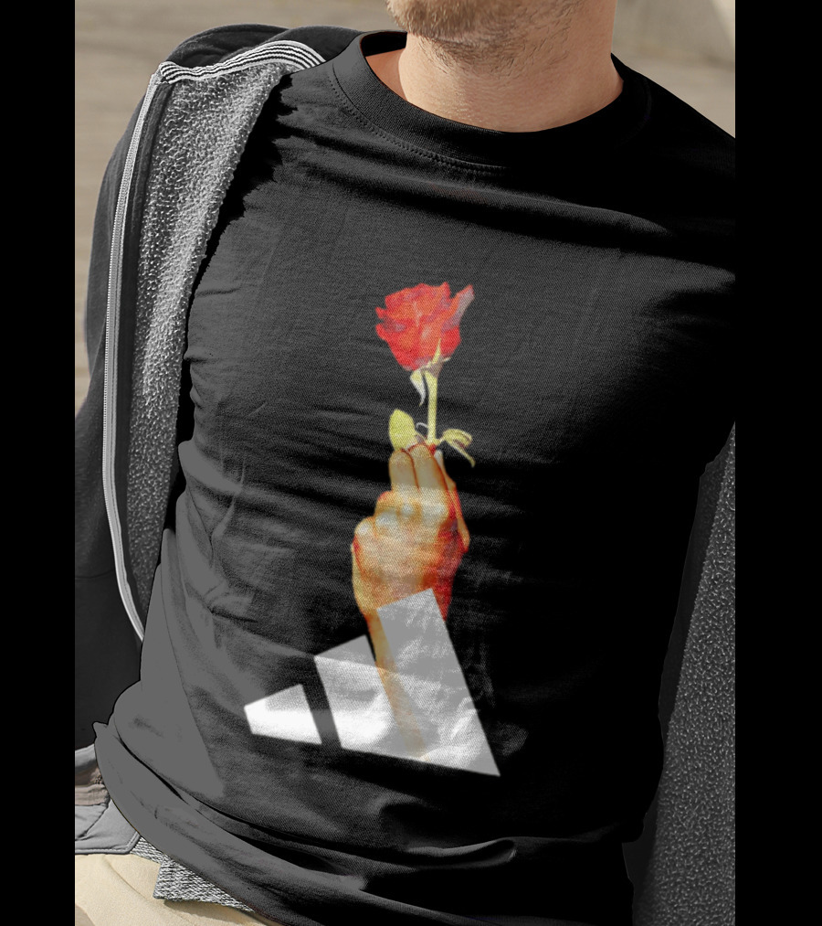Derrick Rose Chicago Bulls Adidas Rose Hand T-Shirt