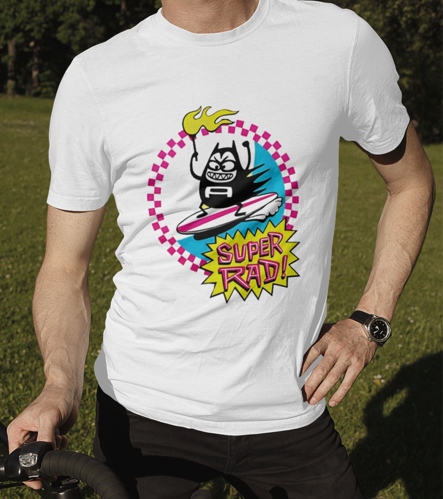 Aquabats Surfing Super Rad Flame Animated T-Shirt