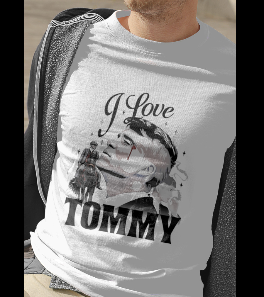 I Love Tommy Shelby In Peaky Blinders Movie Horse And Man Image T-Shirt