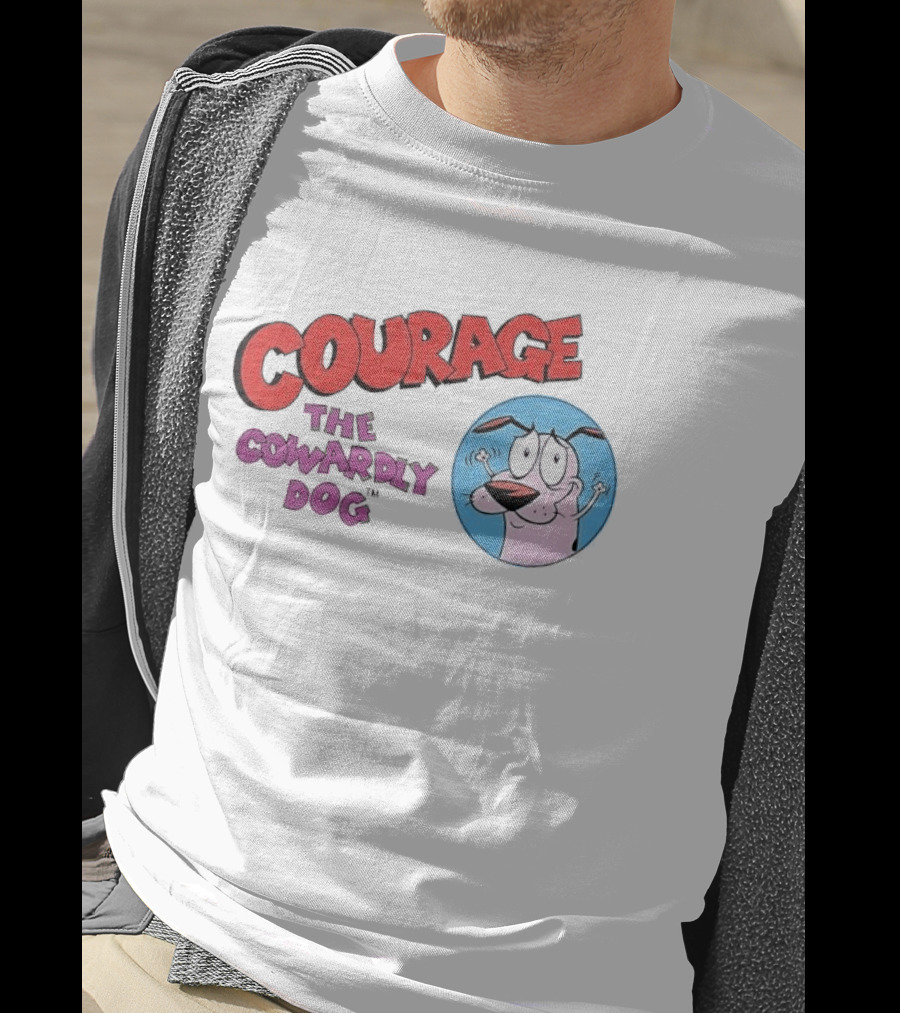 Courage The Cowardly Dog Cartoon Classic Animation T-Shirt