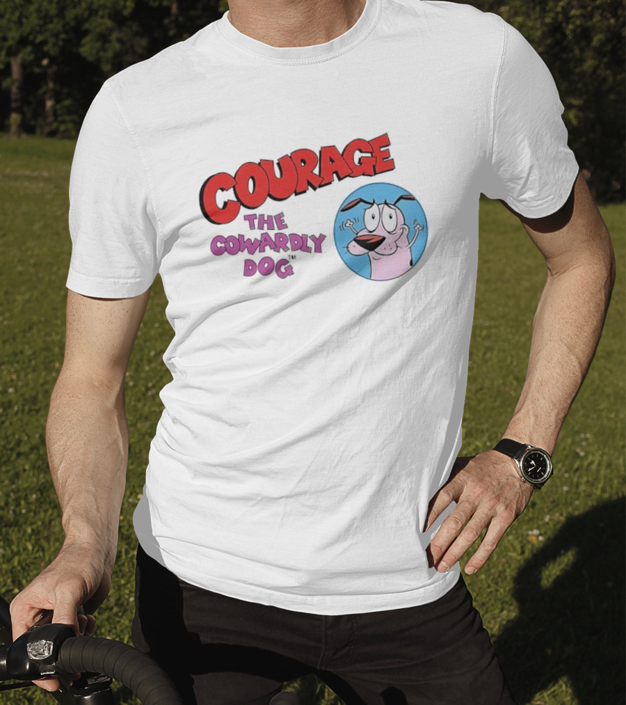 Courage The Cowardly Dog Cartoon Classic Animation T-Shirt
