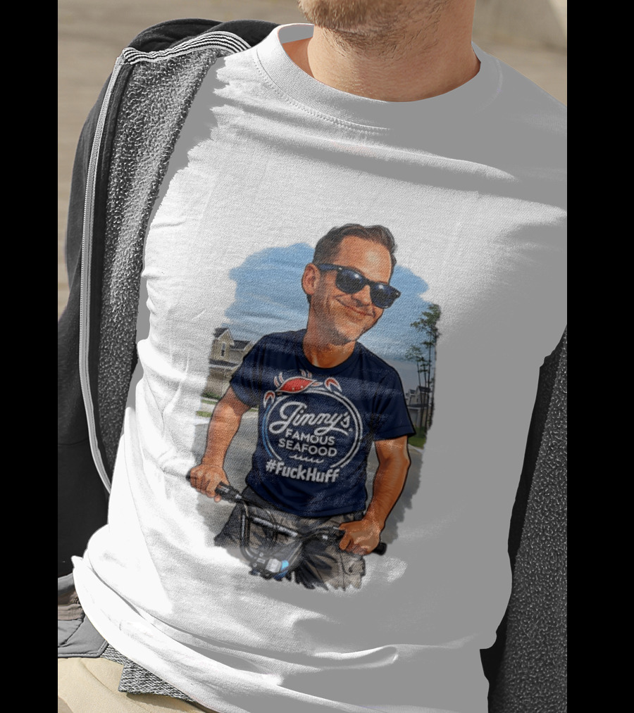 Jinny's Famous Seafood #FckHuff Bold Catchy Phrase T-Shirt
