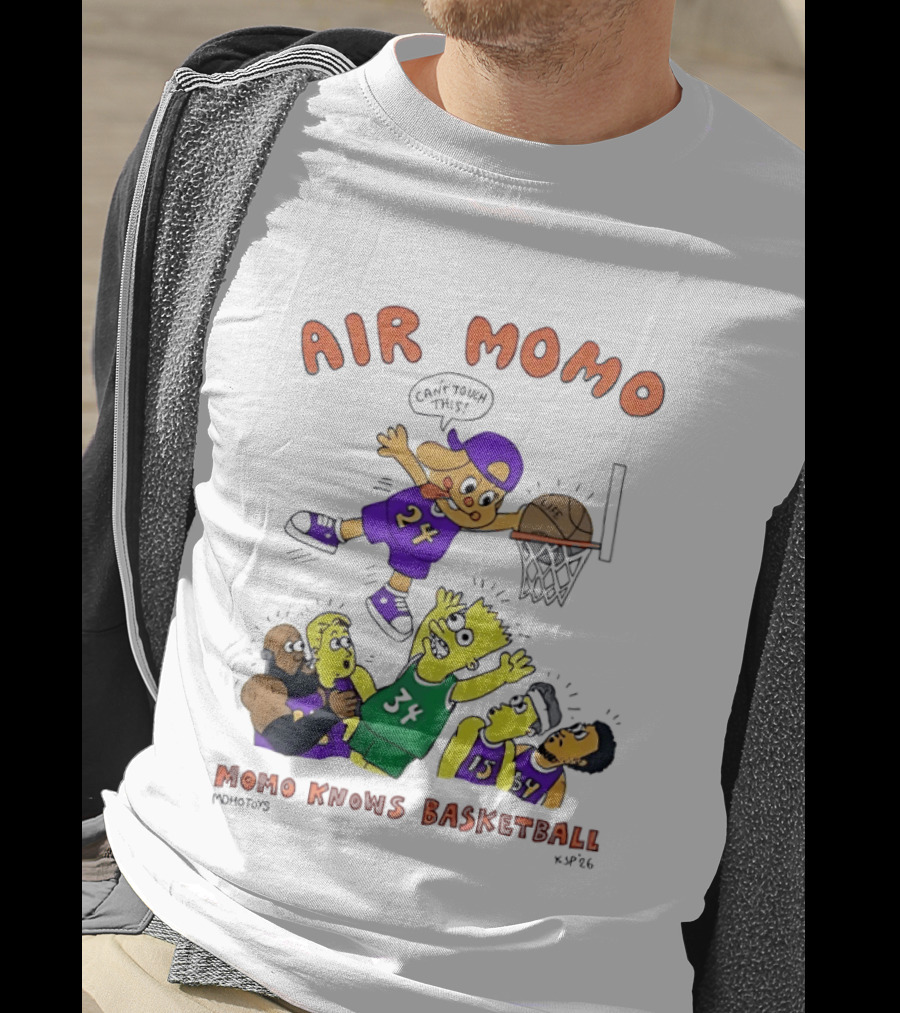 Air Momo Can't Touch This Momo Knows Basketball 24 T-Shirt