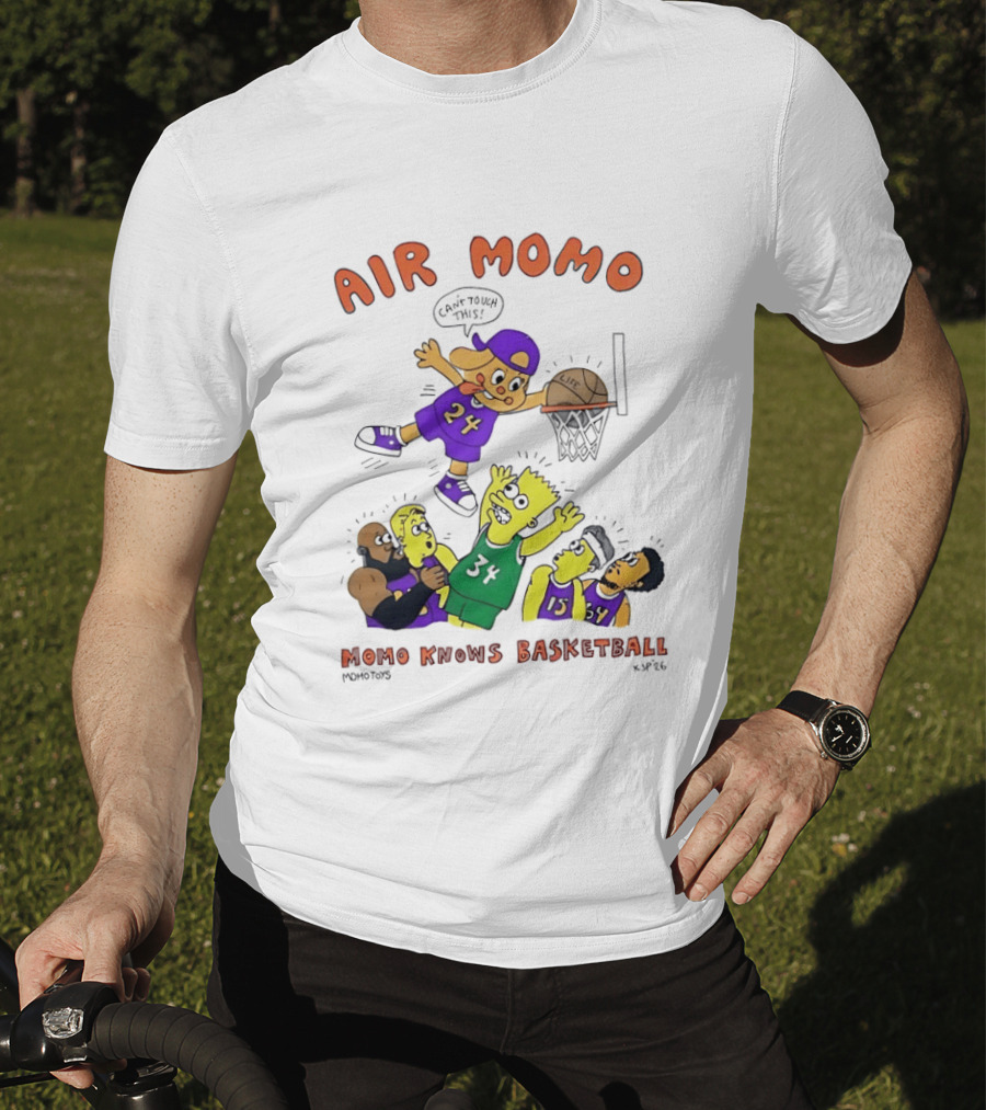 Air Momo Can't Touch This Momo Knows Basketball 24 T-Shirt