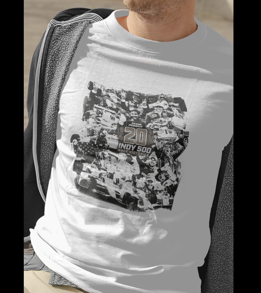 Team Penske 20 Indy 500 Race Victories Racing Heritage And Milestones T-Shirt