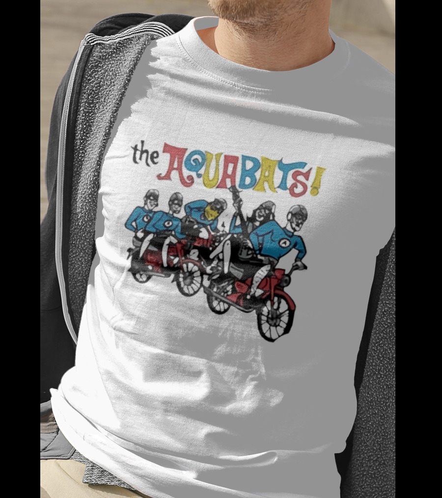 The Aquabats On Bike Rocking Guitar Adventure T-Shirt