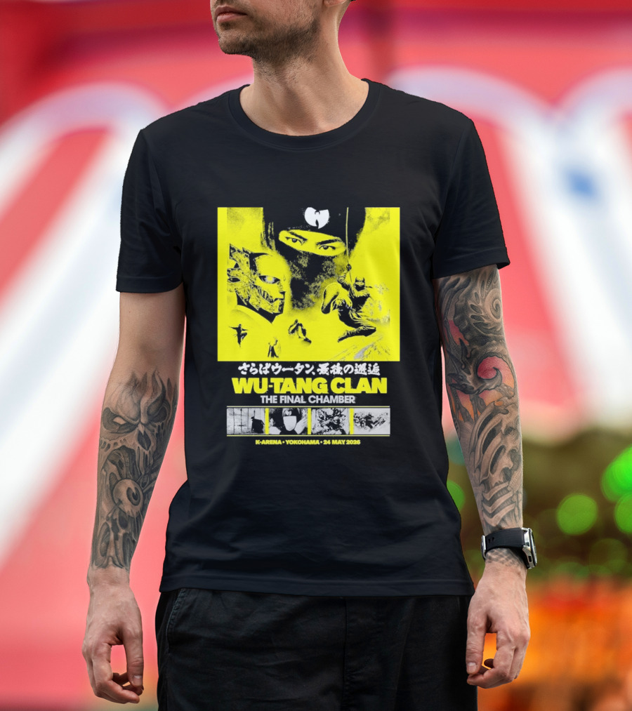 Wu Tang Clan Final Chamber Tour Yokohama Japan 2026 T-Shirt