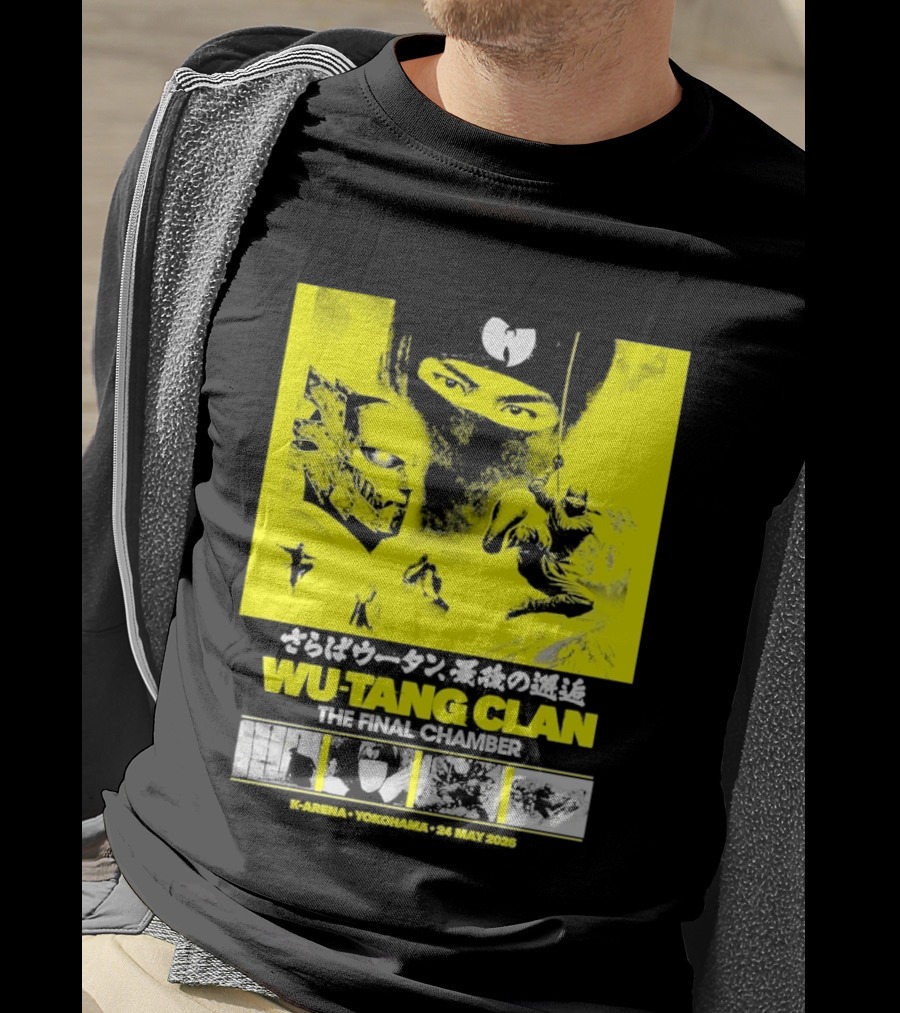 Wu Tang Clan Final Chamber Tour Yokohama Japan 2026 T-Shirt