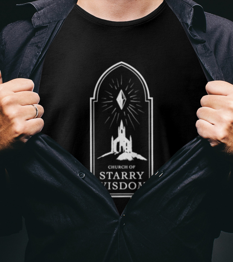 Church Of Starry Wisdom Cosmic Cathedral T-Shirt