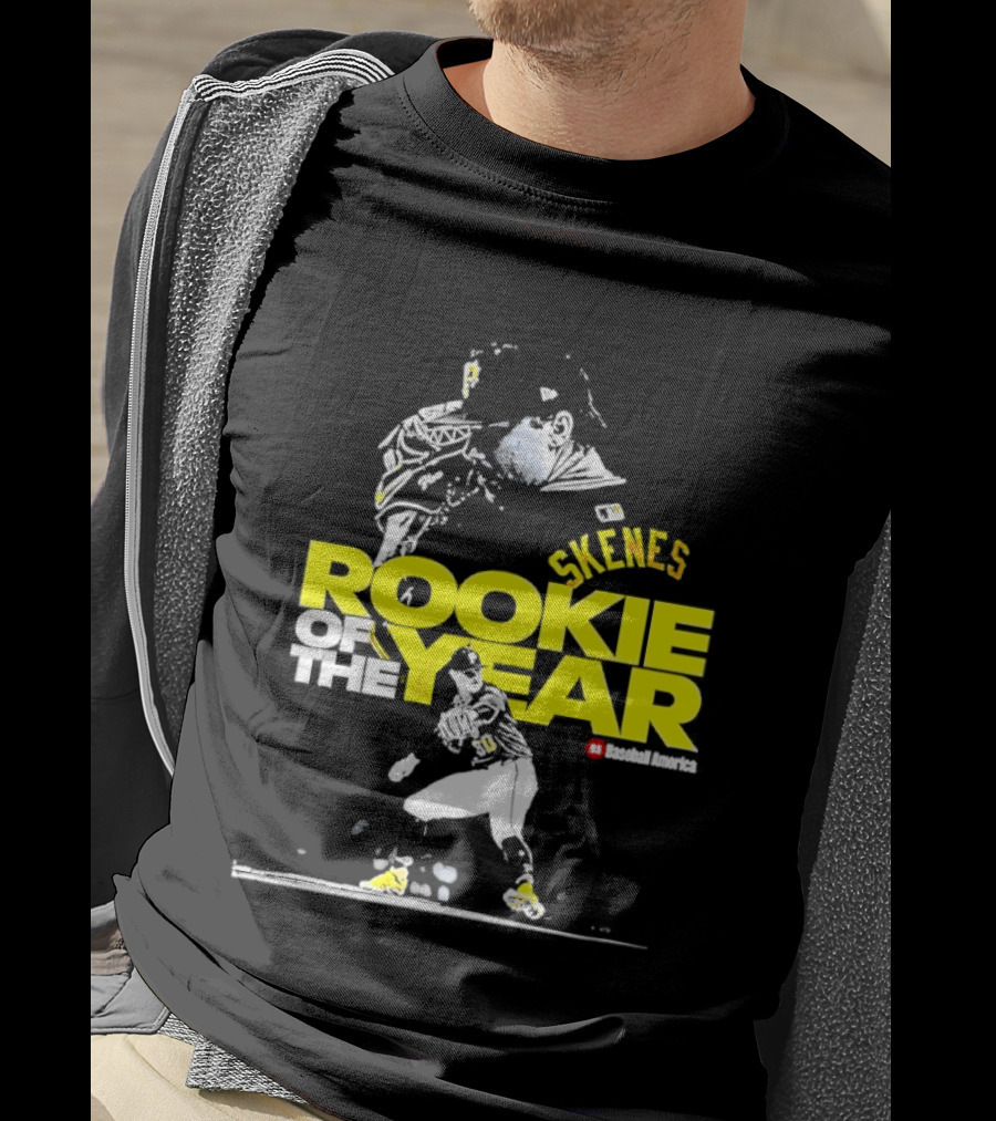 Paul Skenes Pittsburgh Pirates Rookie Of The Year T-Shirt