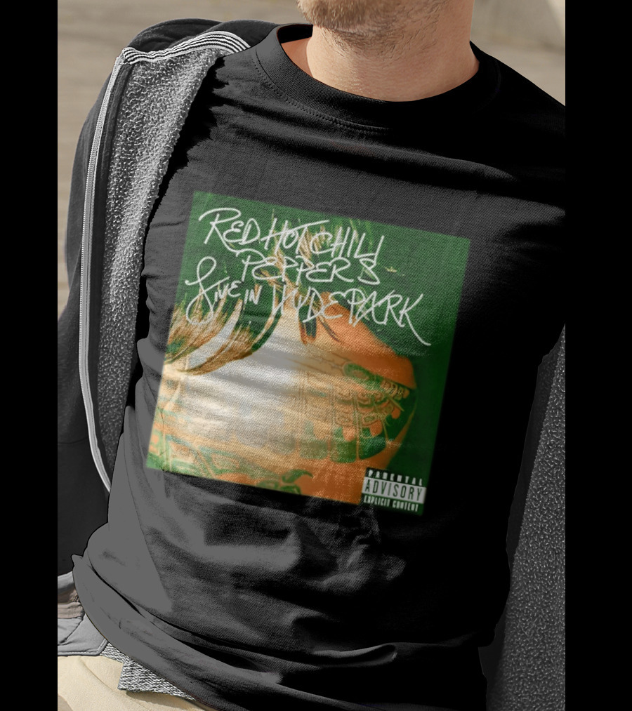 Red Hot Chili Peppers Live In Hyde Park Tattoo Cover Explicit Content T-Shirt