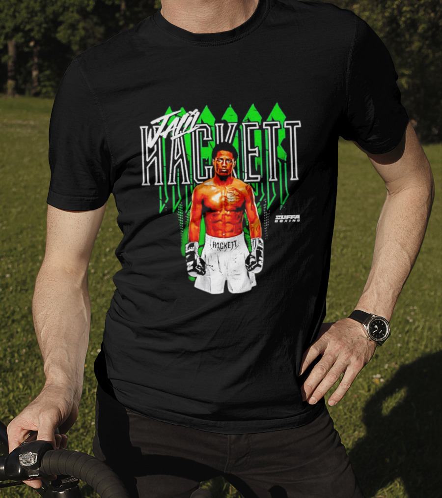 Jalil Hackett Signature Boxing Fighter Name Zuffa Boxing T-Shirt