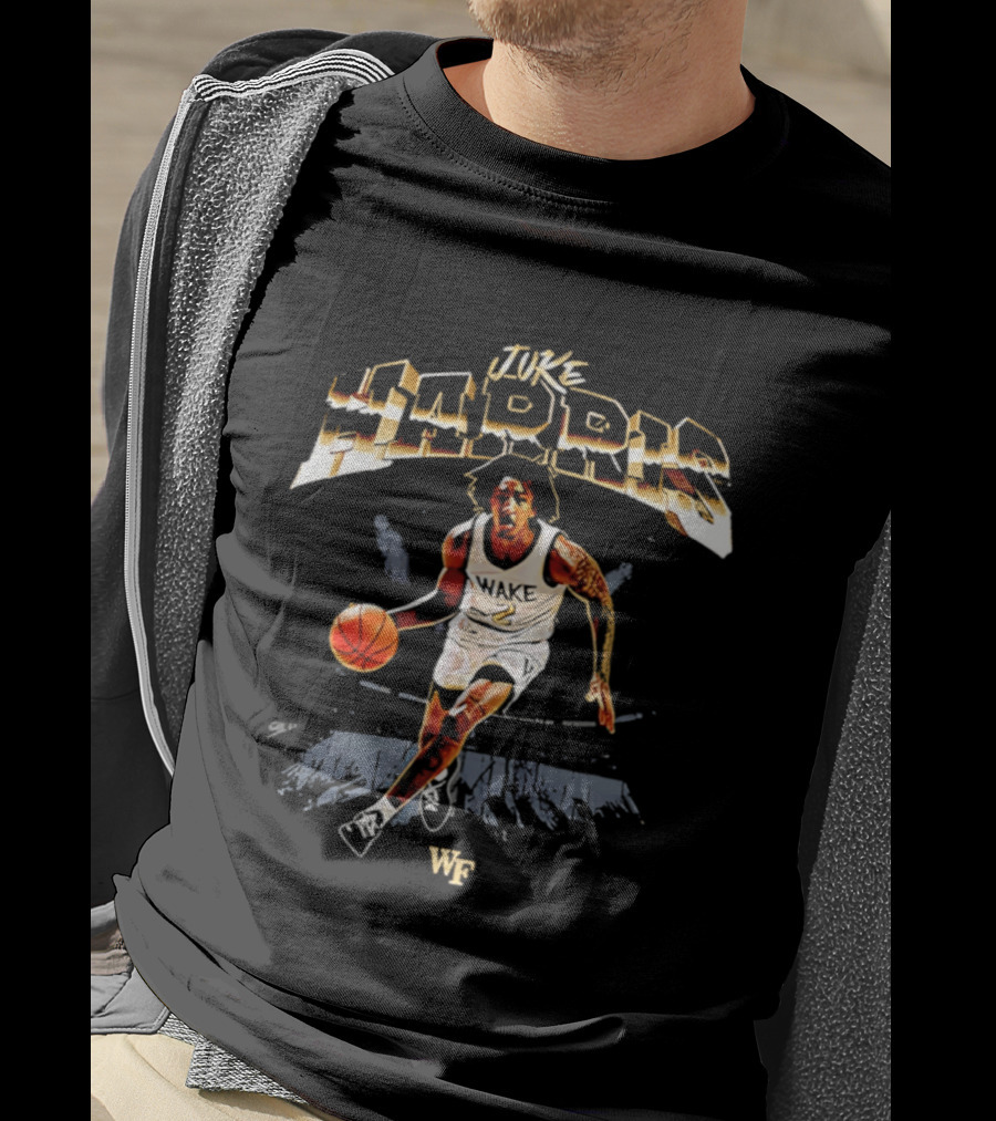 Juke Harris Wake Forest Basketball NCAA Player WF T-Shirt