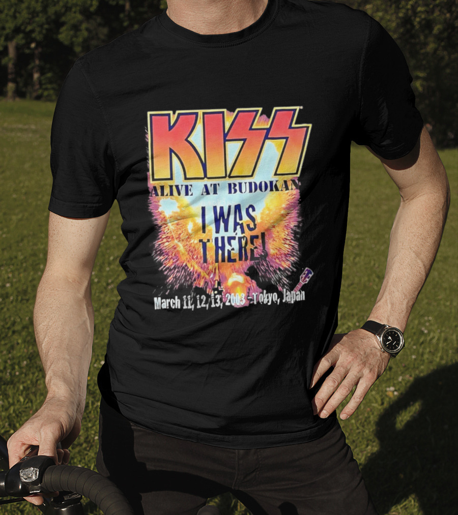 KISS Alive At Budokan I Was There March 2 3 13 2003 Tokyo Japan T-Shirt