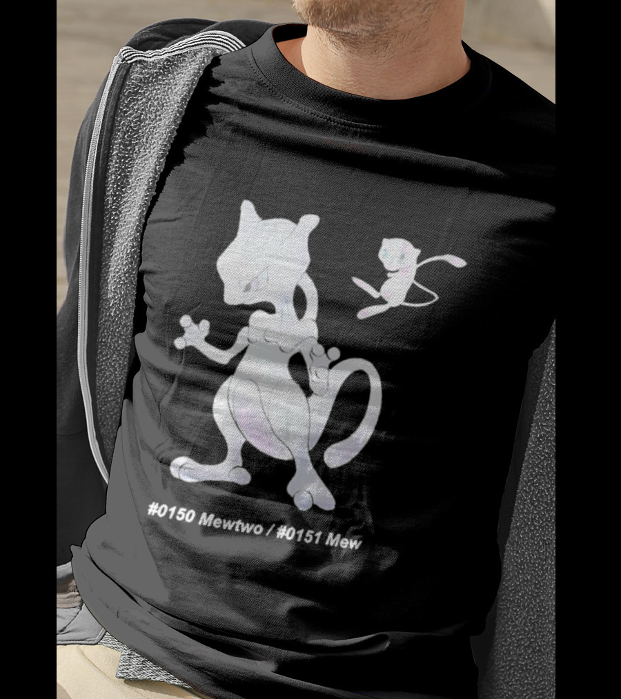 UNIQLO X Pokemon 30th Anniversary Mewtwo Mew #150 #151 T-Shirt