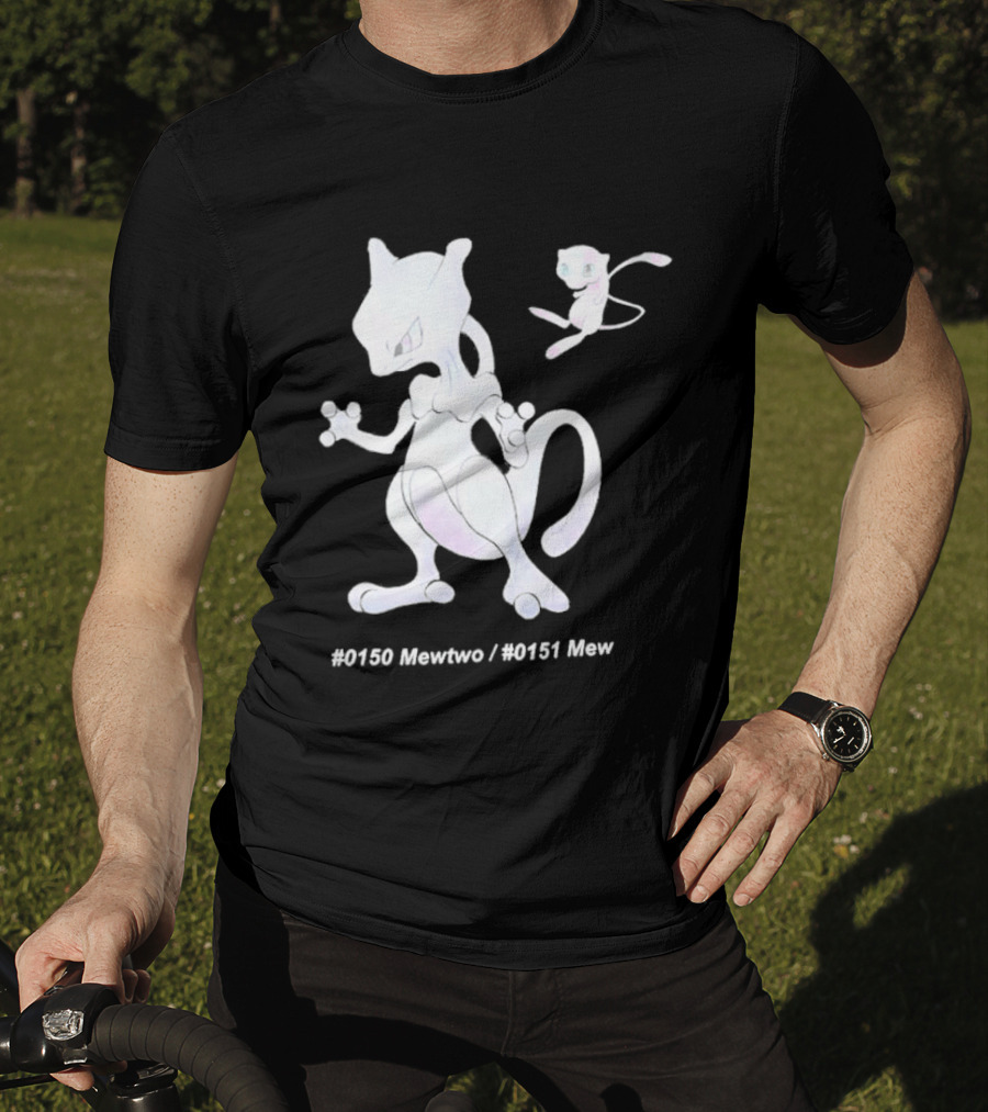 UNIQLO X Pokemon 30th Anniversary Mewtwo Mew #150 #151 T-Shirt