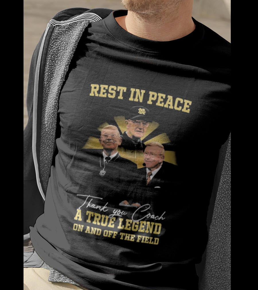 Rest In Peace Thank You Coach A True Legend On And Off The Field 2026 T-Shirt