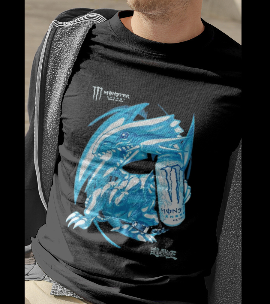 Blue Eyes White Dragon Monster Energy Zero Ultra Collaboration T-Shirt