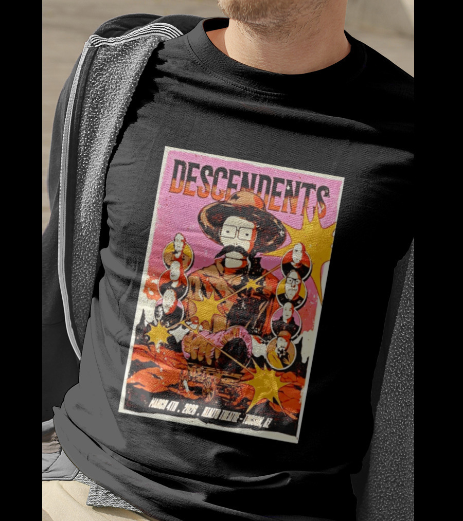 Descendents March 4th 2026 Rialto Theatre Tucson AZ T-Shirt