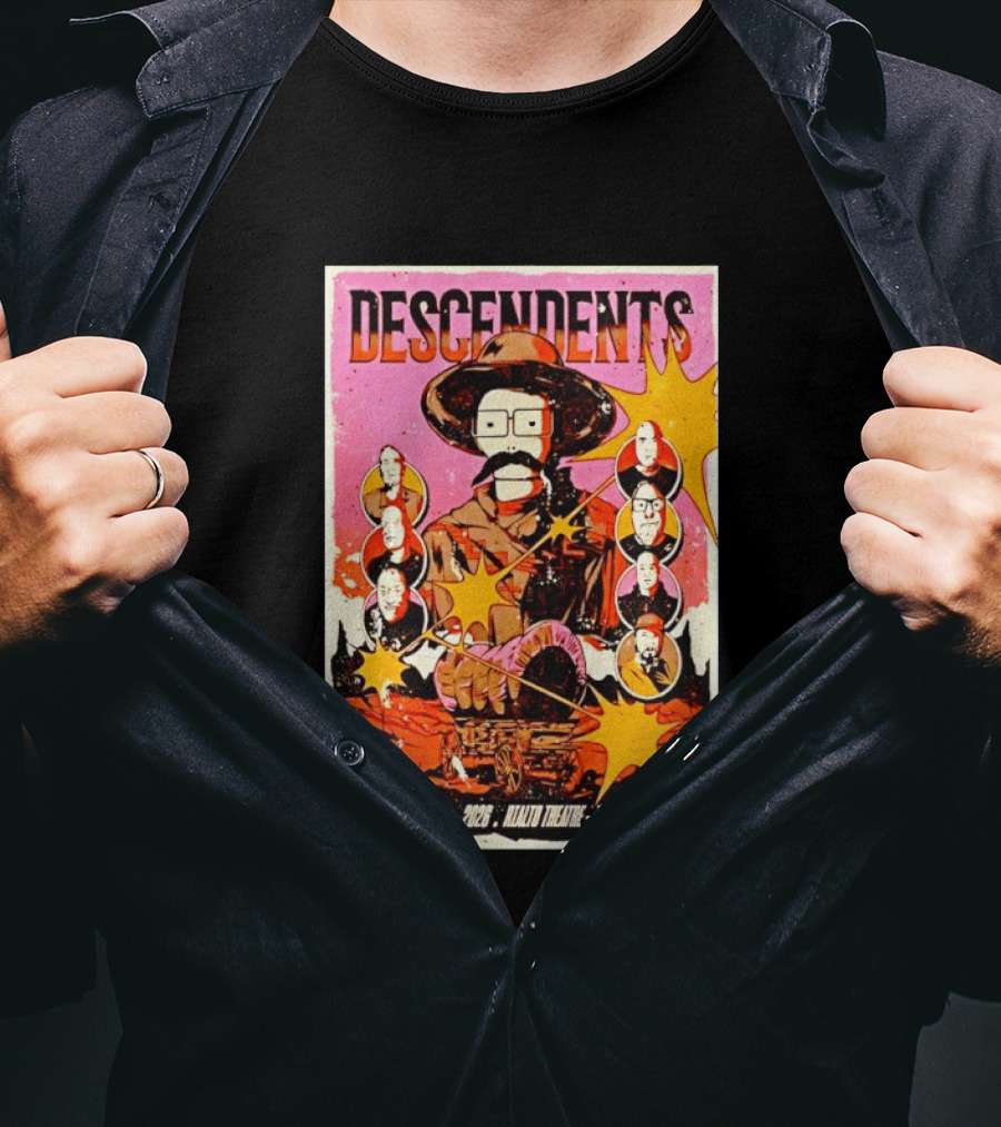 Descendents March 4th 2026 Rialto Theatre Tucson AZ T-Shirt