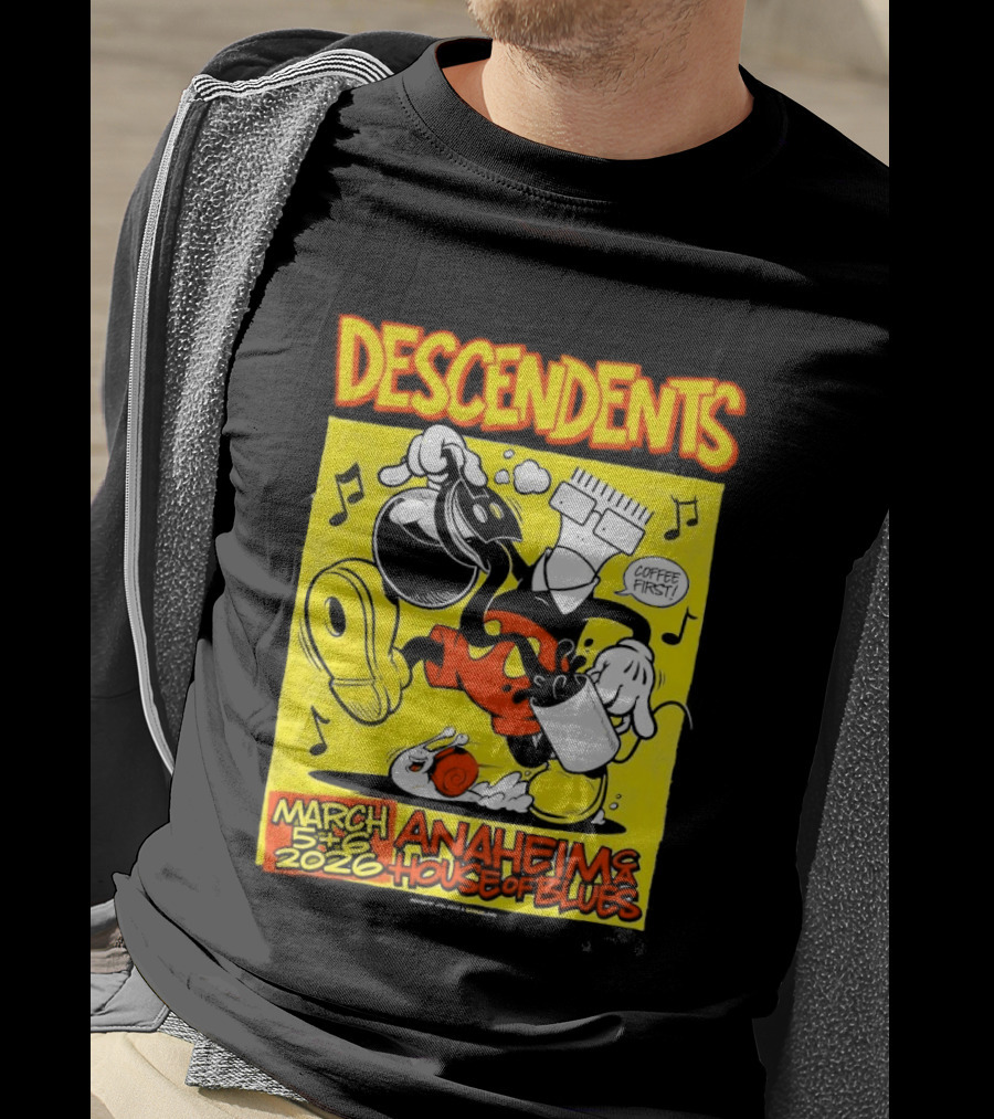 Descendents House Of Blues Anaheim March 5 6 2026 Event T-Shirt