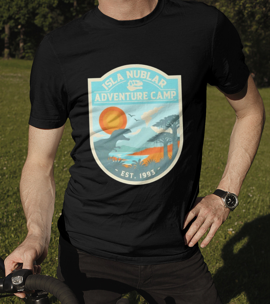 Isla Nublar Adventure Camp Dinosaur Island Est 1993 T-Shirt