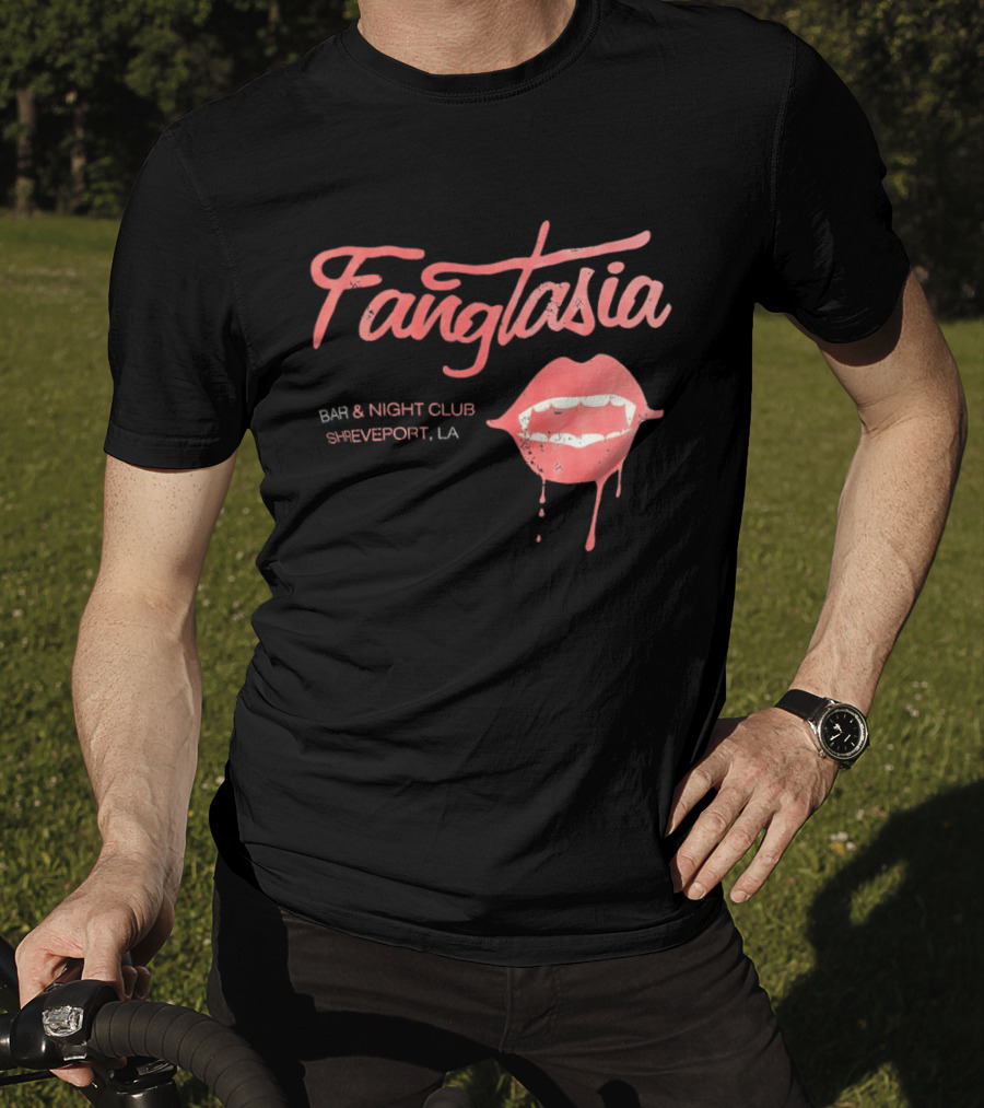 Fangtasia Bar And Night Club Shreveport LA Vampire Lips T-Shirt