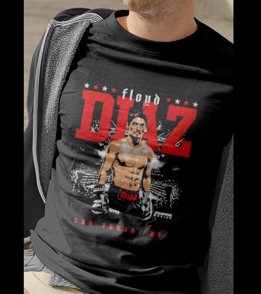 Floyd Diaz Las Vegas NV Boxing Zuffa Fighter T-Shirt