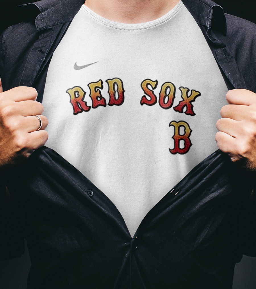 Boston Red Sox Nike Gorillaz Collaboration 2026 Tour Schedule T-Shirt