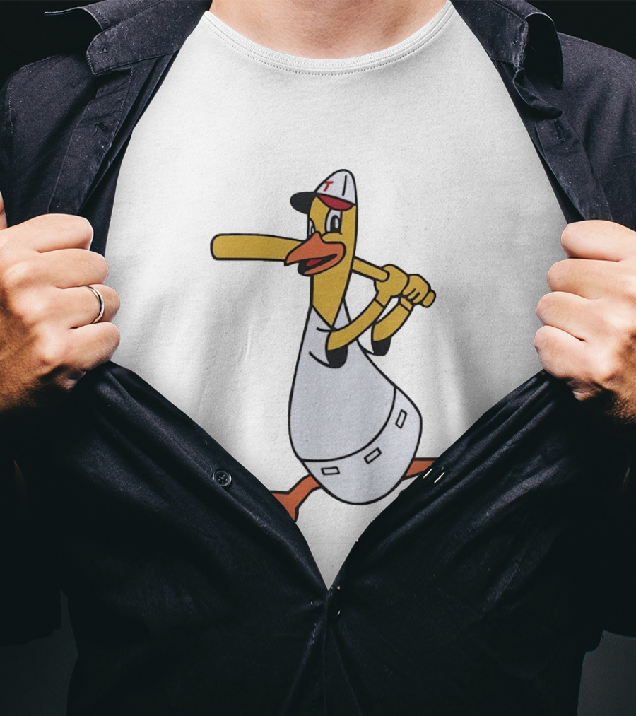 Toledo Mud Hens Mortimor Gold Imprint Franklin Baseball T-Shirt